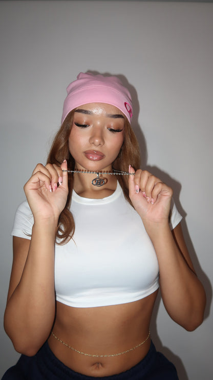 the PINK bane skull cap