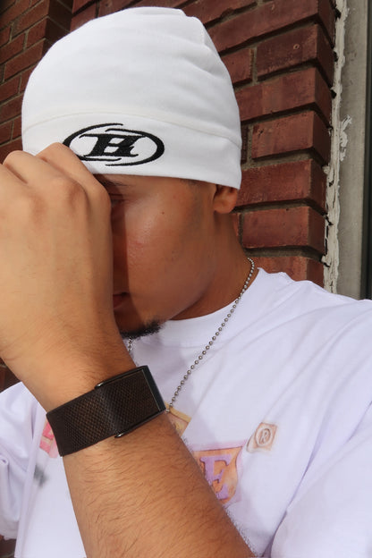 the ice white bane skull cap