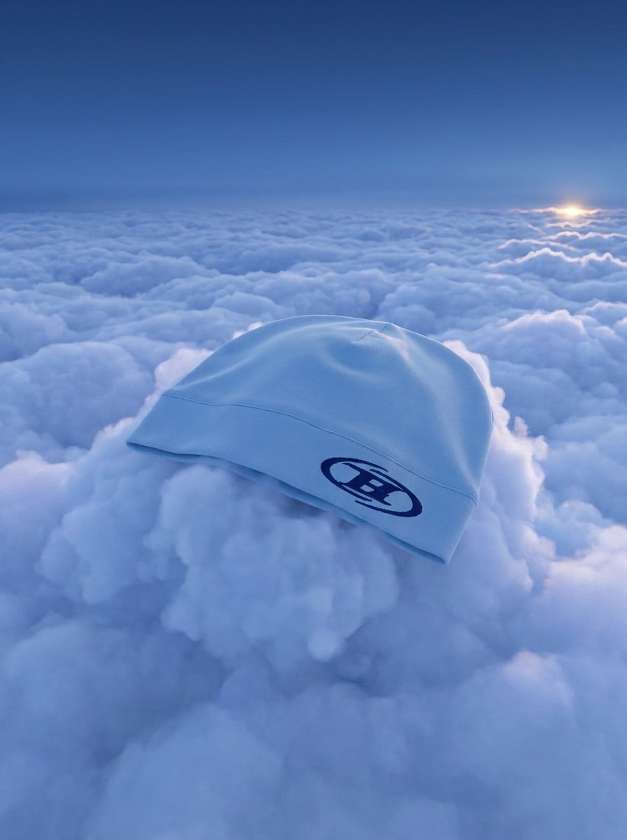 the sky blue bane skull cap