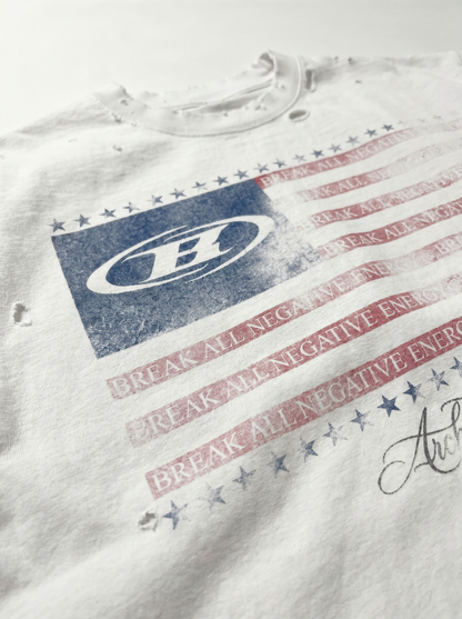 bane de merica tee (white)