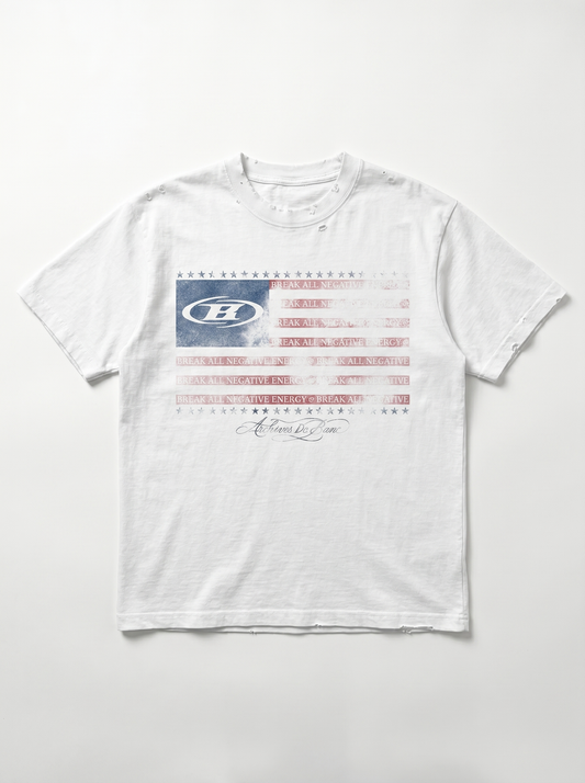 bane de merica tee (white)